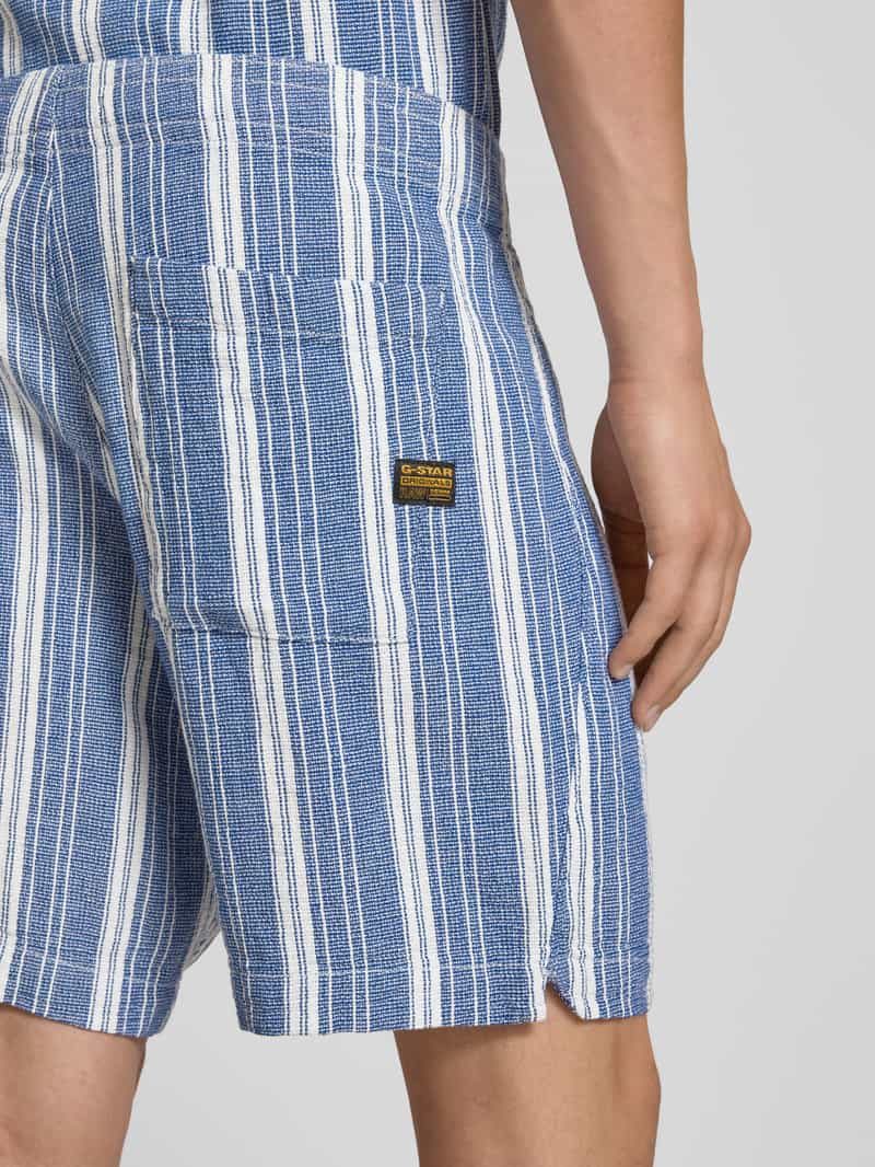 G-Star Raw Regular fit korte broek met structuurmotief model 'Resort'