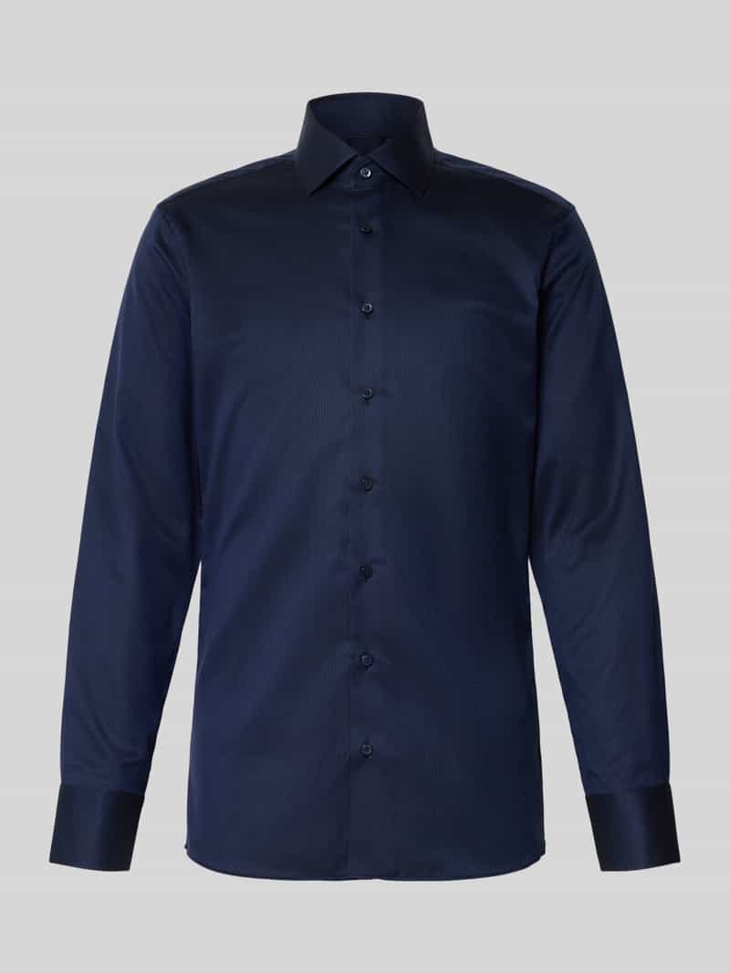 Eterna Slim fit zakelijk overhemd met knoopsluiting