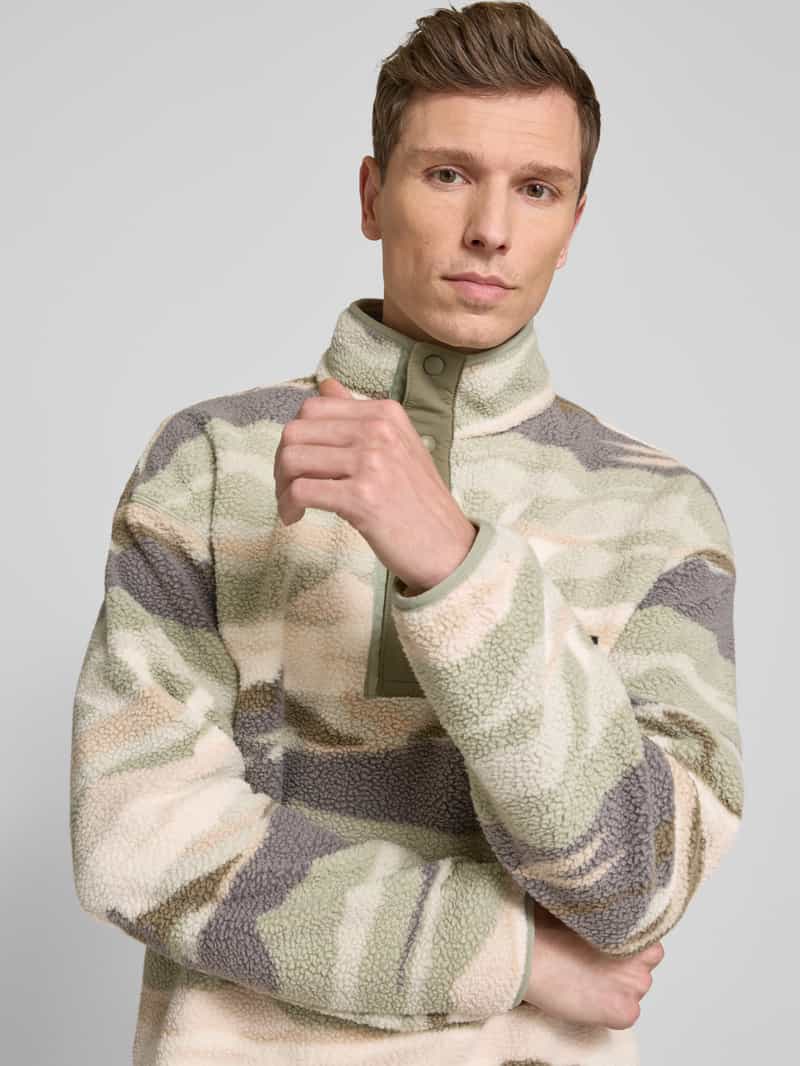 Columbia Pullover van teddybont met ritszak model 'HELVETIA'