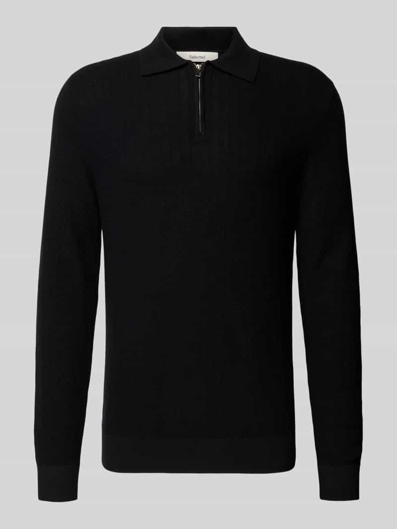 Selected Homme Oversized poloshirt van puur katoen model 'CRAN'