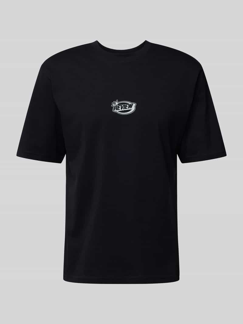 REVIEW T-shirt met labelprint