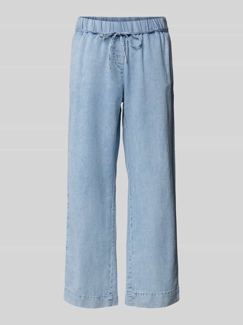 TONI Stoffen broek met elastische band en strikceintuur