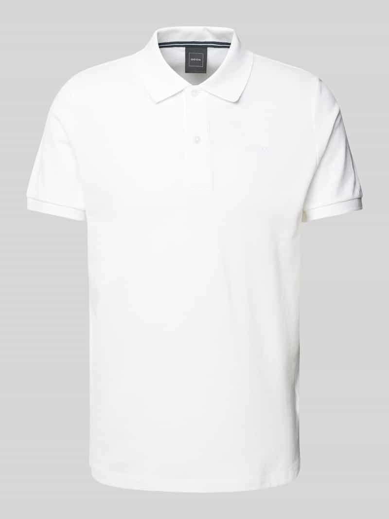 Geox Regular fit poloshirt met polokraag