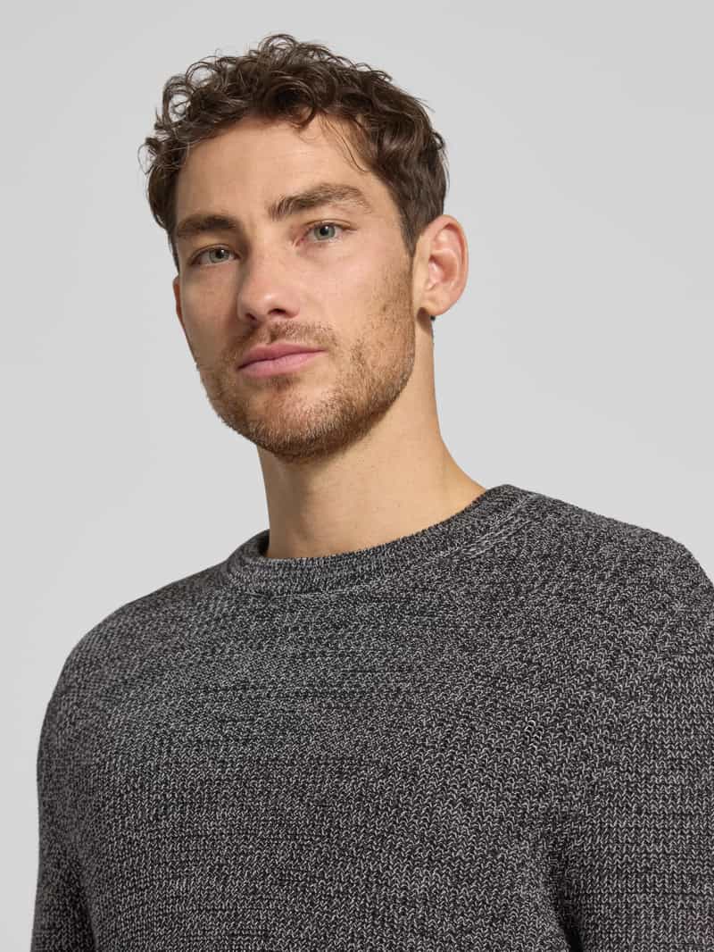 Tom Tailor Denim Relaxed fit gebreide pullover van katoenmix