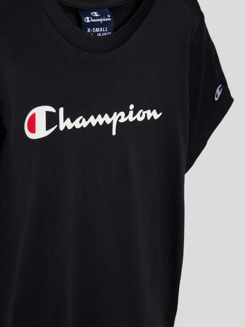 Champion T-shirt met labelprint