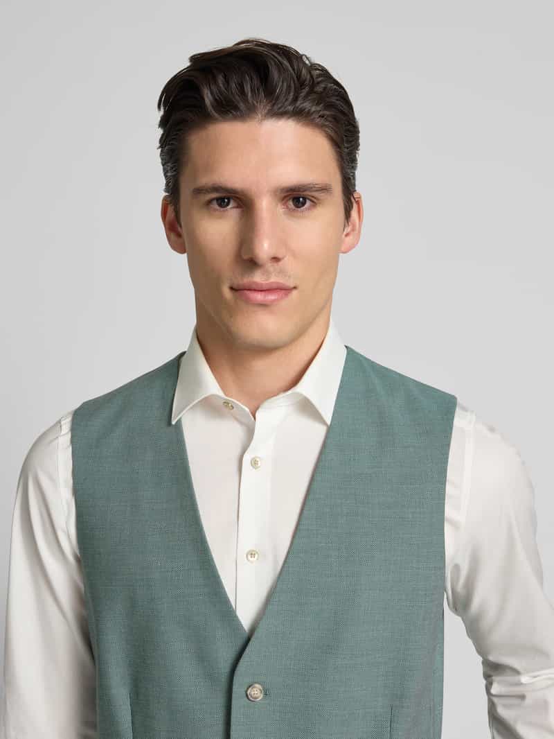 MCNEAL Gilet met knoopsluiting en paspelzakken