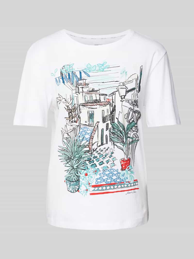 Marc Cain T-shirt met motiefprint