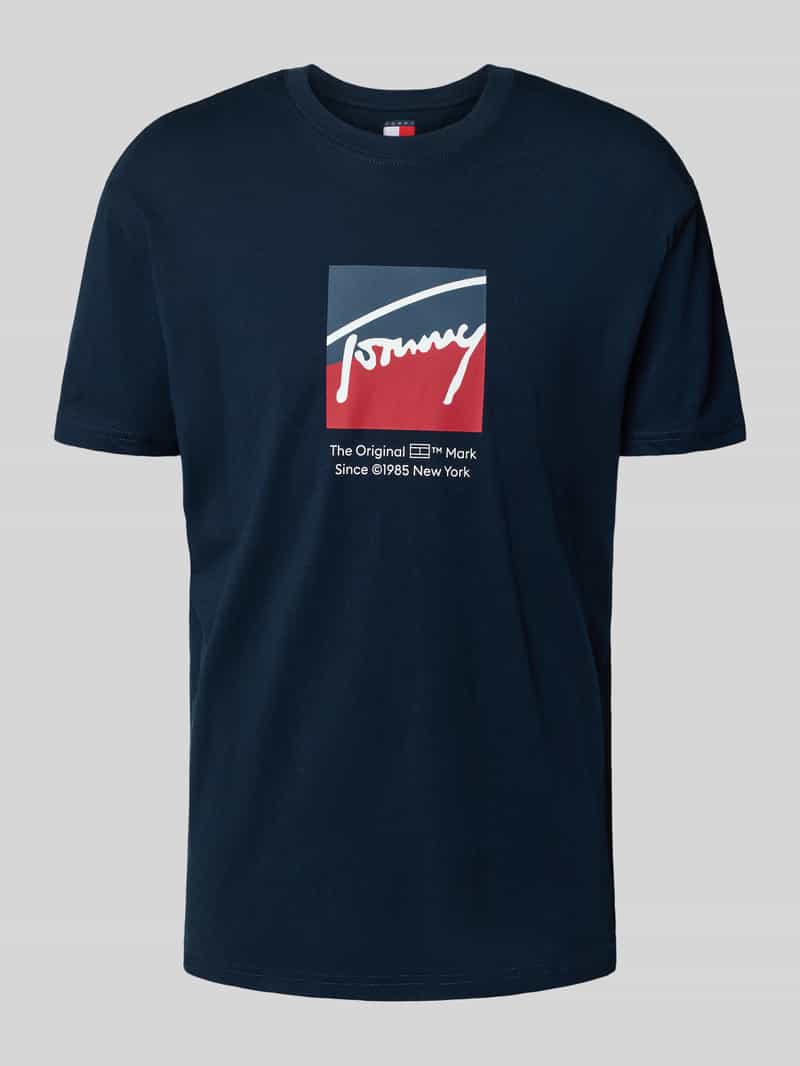 Tommy Jeans Regular fit T-shirt van puur katoen