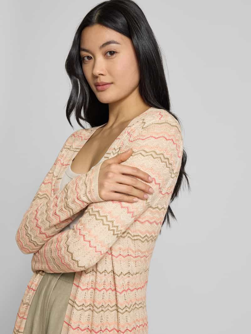 s.Oliver BLACK LABEL Relaxed fit lange cardigan van viscosemix