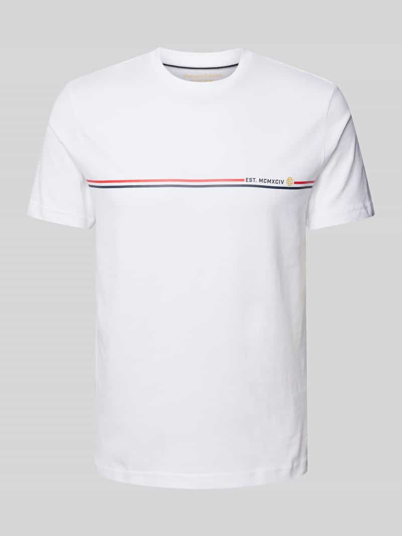 Christian Berg Men T-shirt met labelprint
