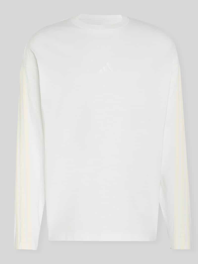 Adidas Sportswear Loose fit shirt met lange mouwen van puur katoen