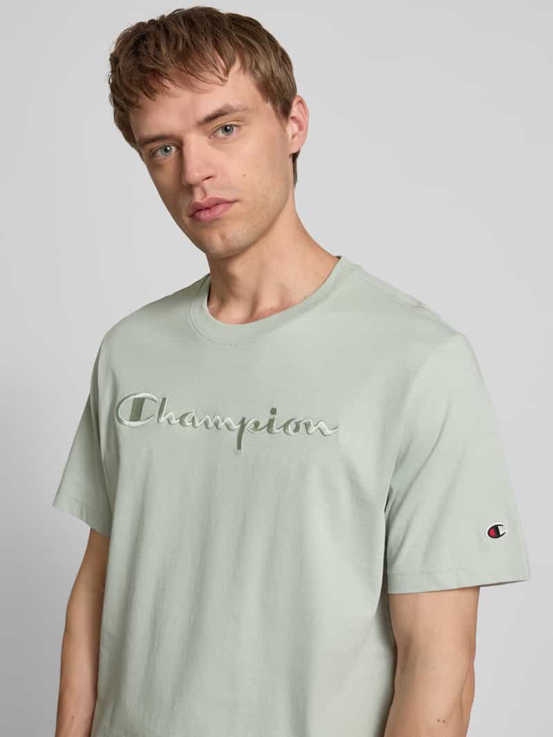 Champion T-shirt met labelstitching model 'ICONS'