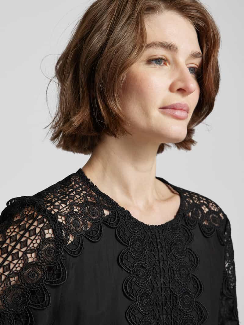 Copenhagen Muse Blouseshirt van lyocellmix van gehaakt kant