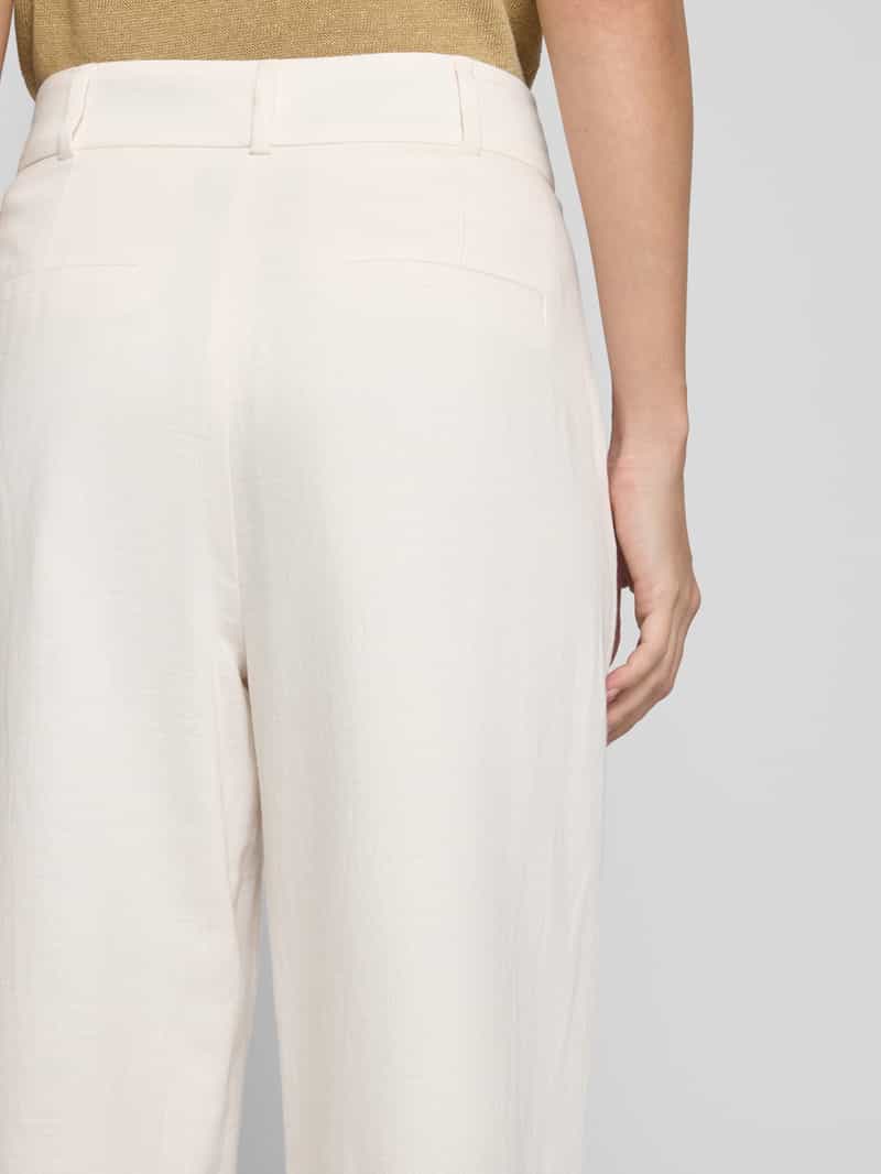 Jake*s Collection Straight leg stoffen broek met steekzakken