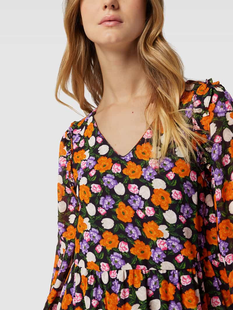Only Mini-jurk met bloemenmotief model 'ONLSTAR'