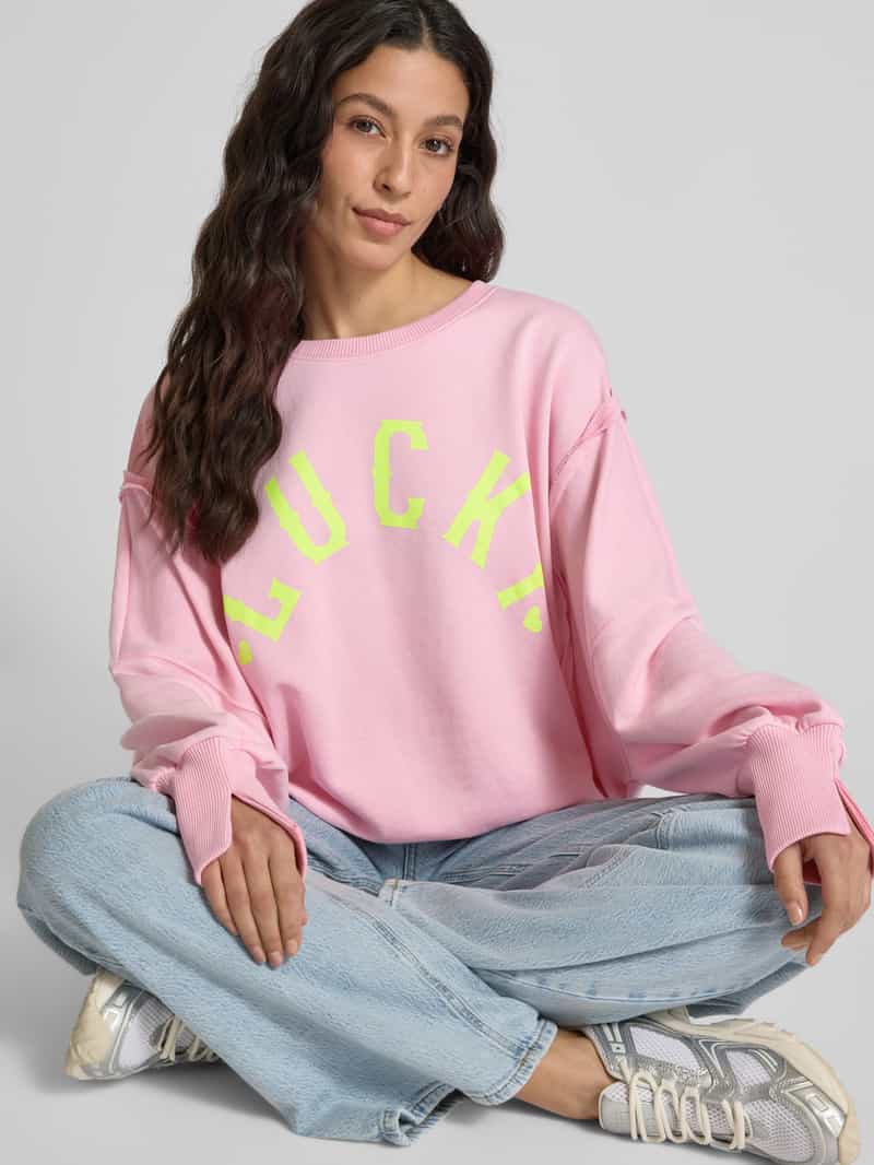 miss goodlife Sweatshirt met statementprint