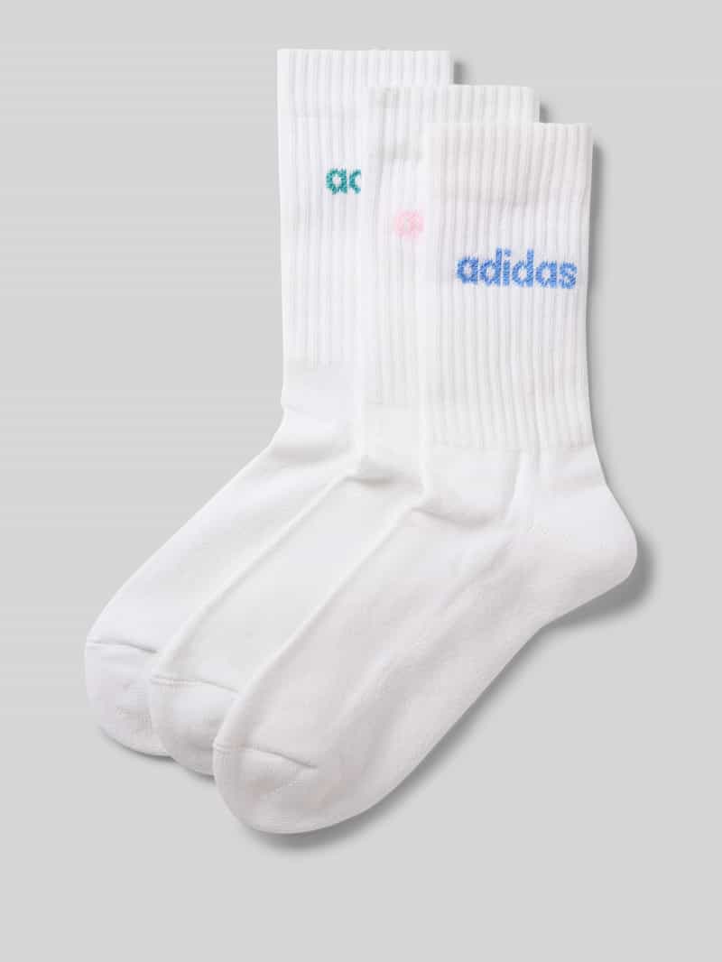 adidas Sportswear Sokken met logostitching in een set van 3 paar model 'Crew'