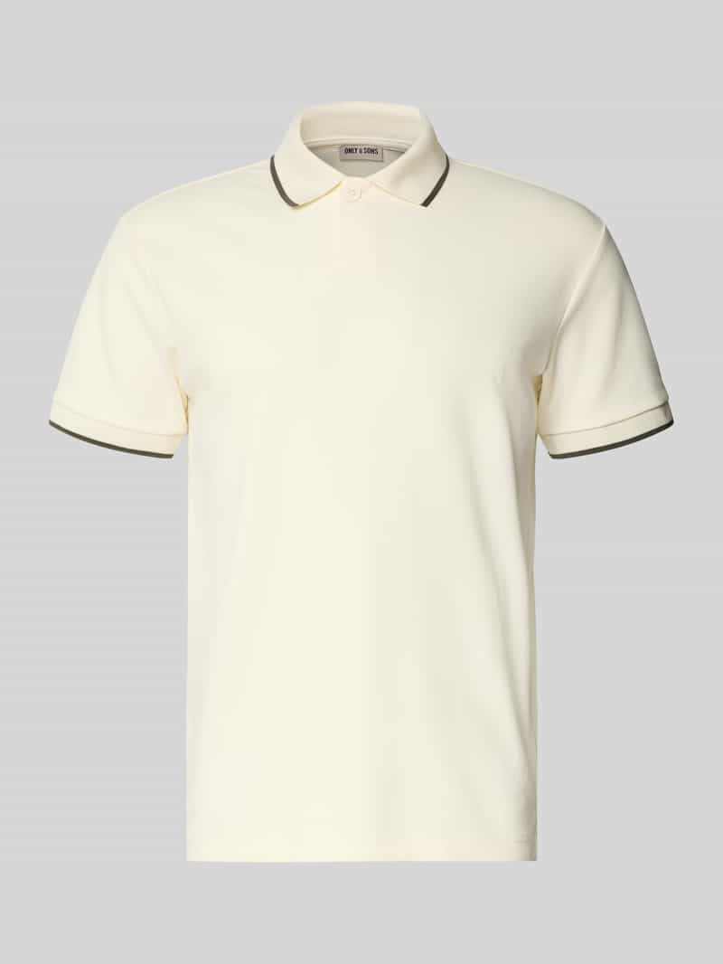 regular fit poloshirt van katoenmix model 'TOMON'