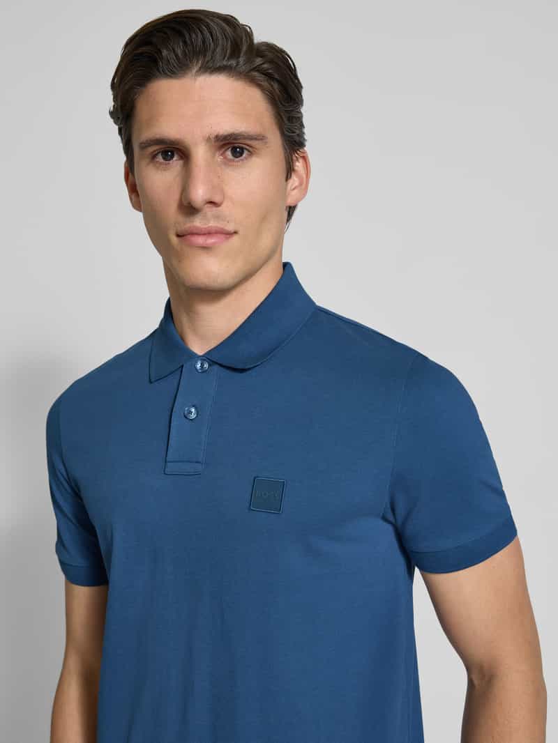 Boss Orange Poloshirt met labeldetail
