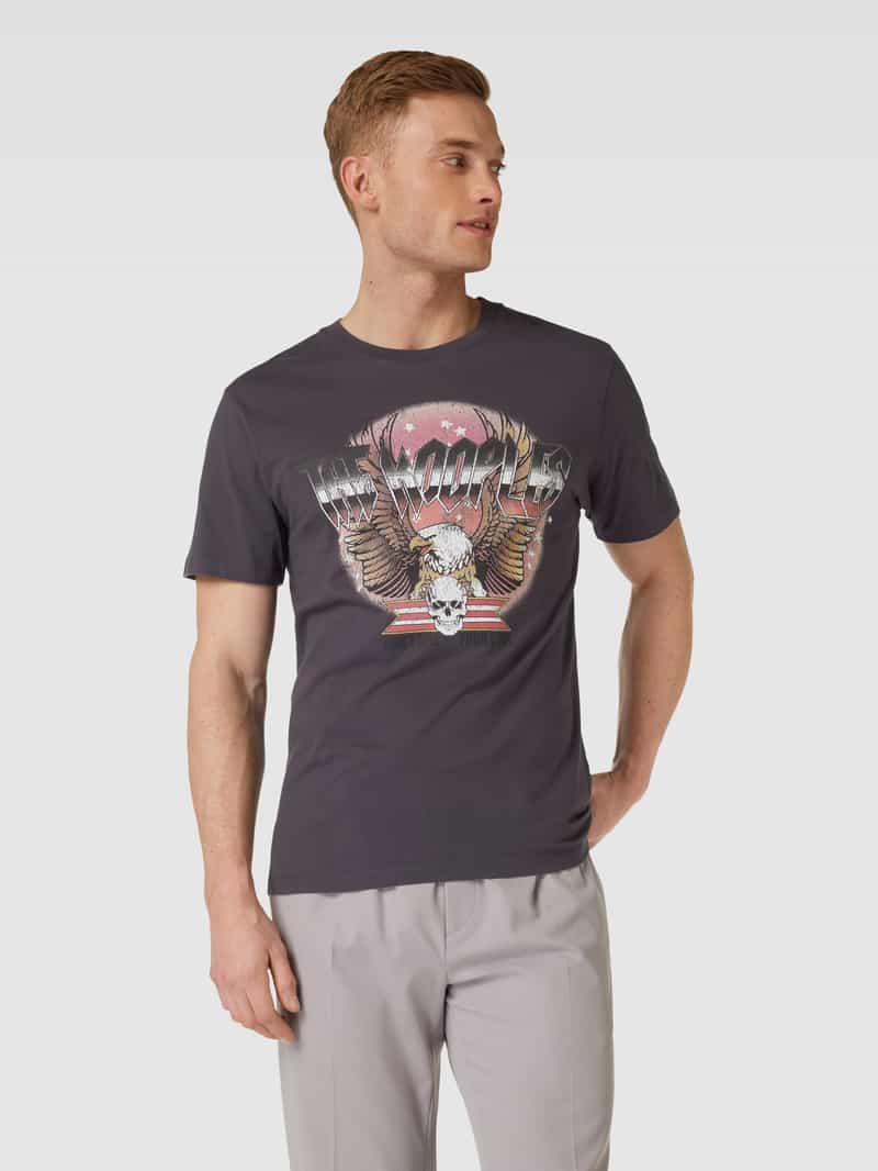 T-shirt met label- en motiefprint THE KOOPLES