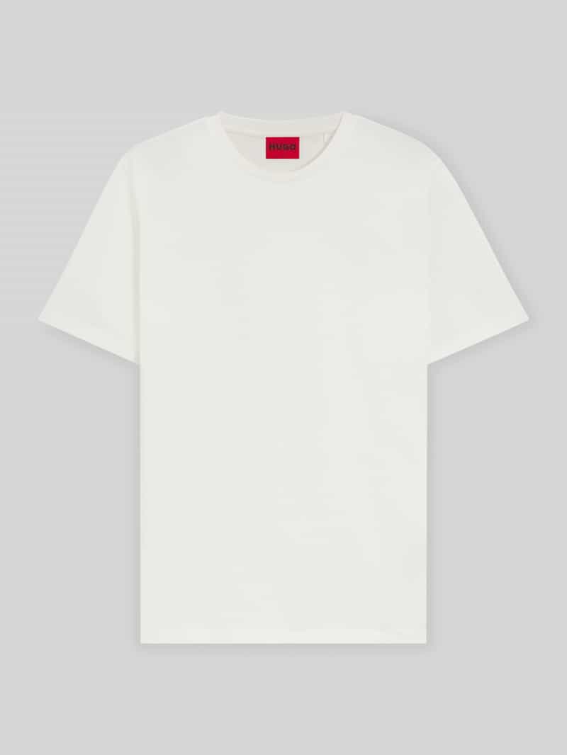 HUGO Slim fit T-shirt van puur katoen model 'DIMERSTEE'