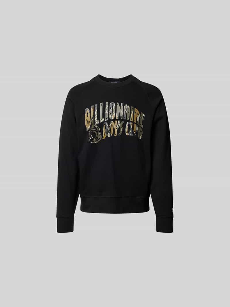 Sweatshirt met labelprint
