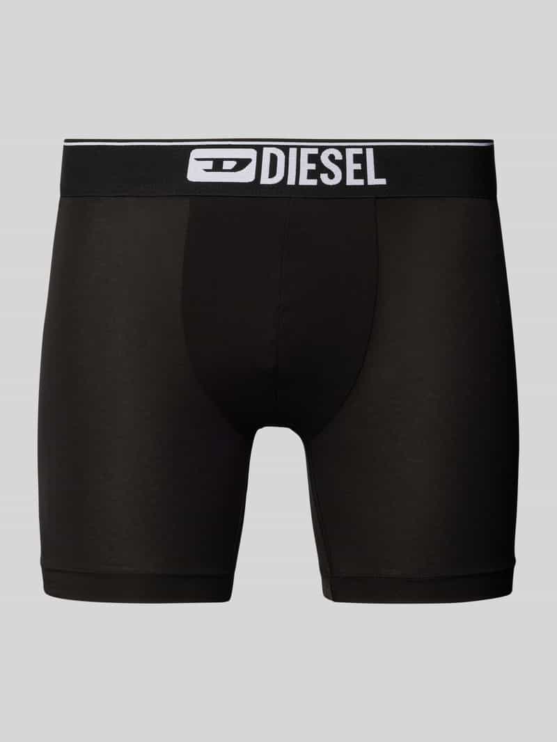 Diesel Boxershort met elastische band met logo in een set van 3 stuks
