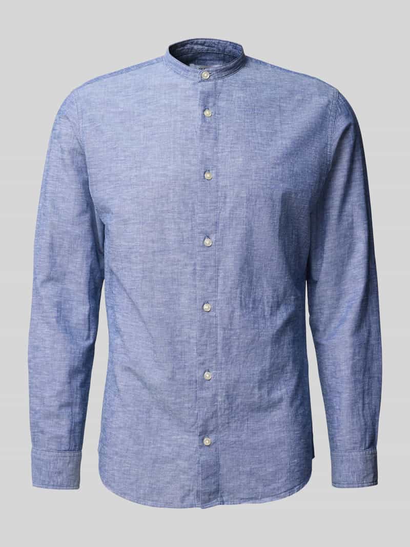jack & jones Slim fit vrijetijdsoverhemd met linnen model 'JJEBREEZE'