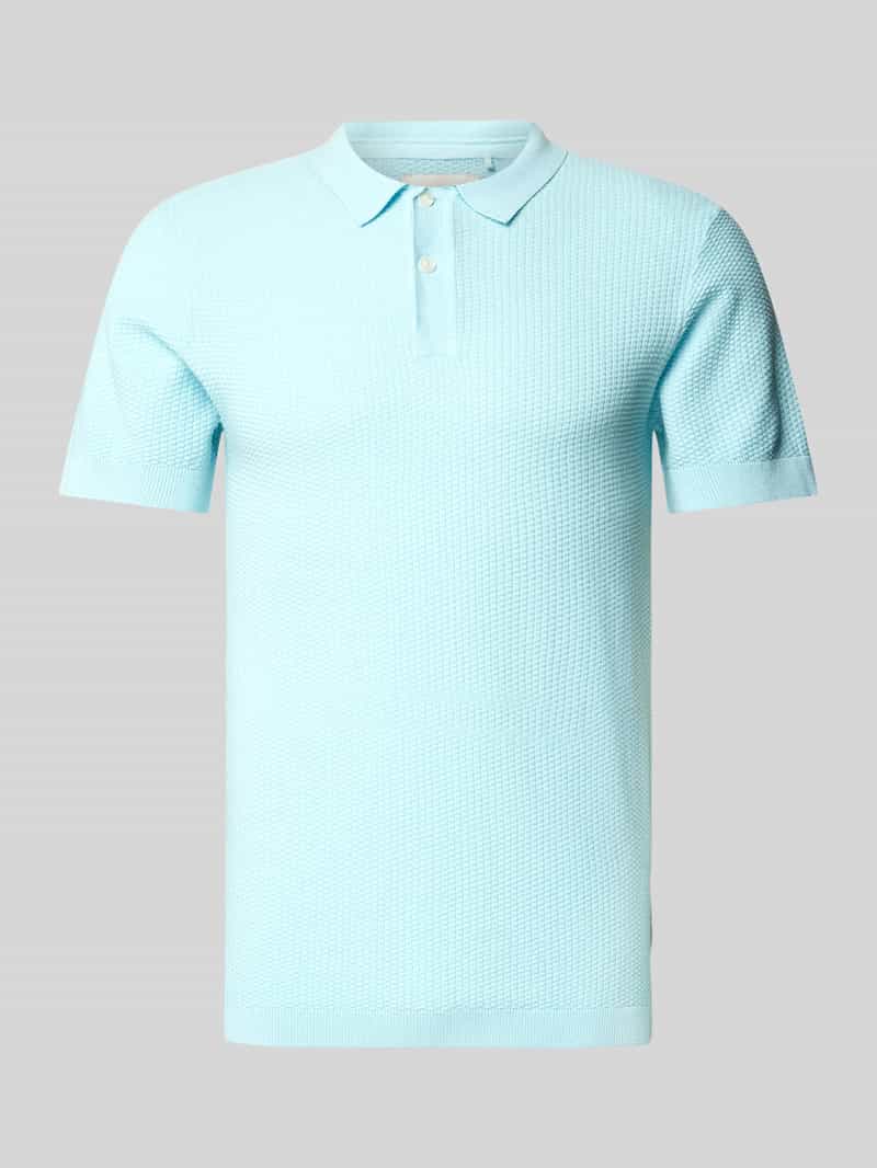 Blend Regular fit poloshirt met ribboorden model 'AIDEN'