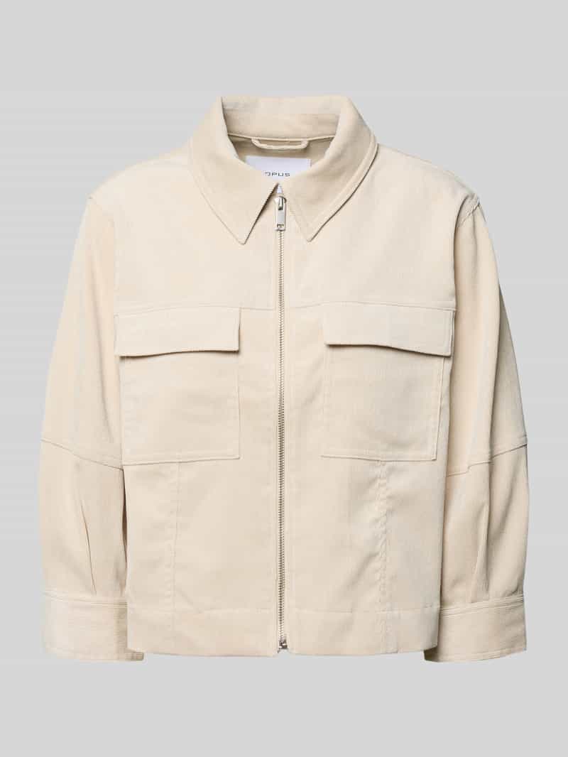 Opus Corduroy jack met borstzakken model 'Hamoni'