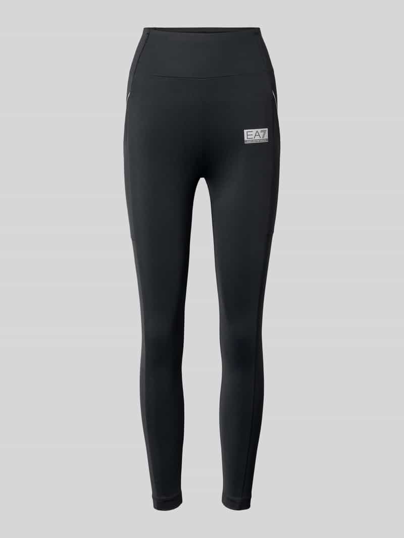 EA7 Emporio Armani Legging met logo en elastische band