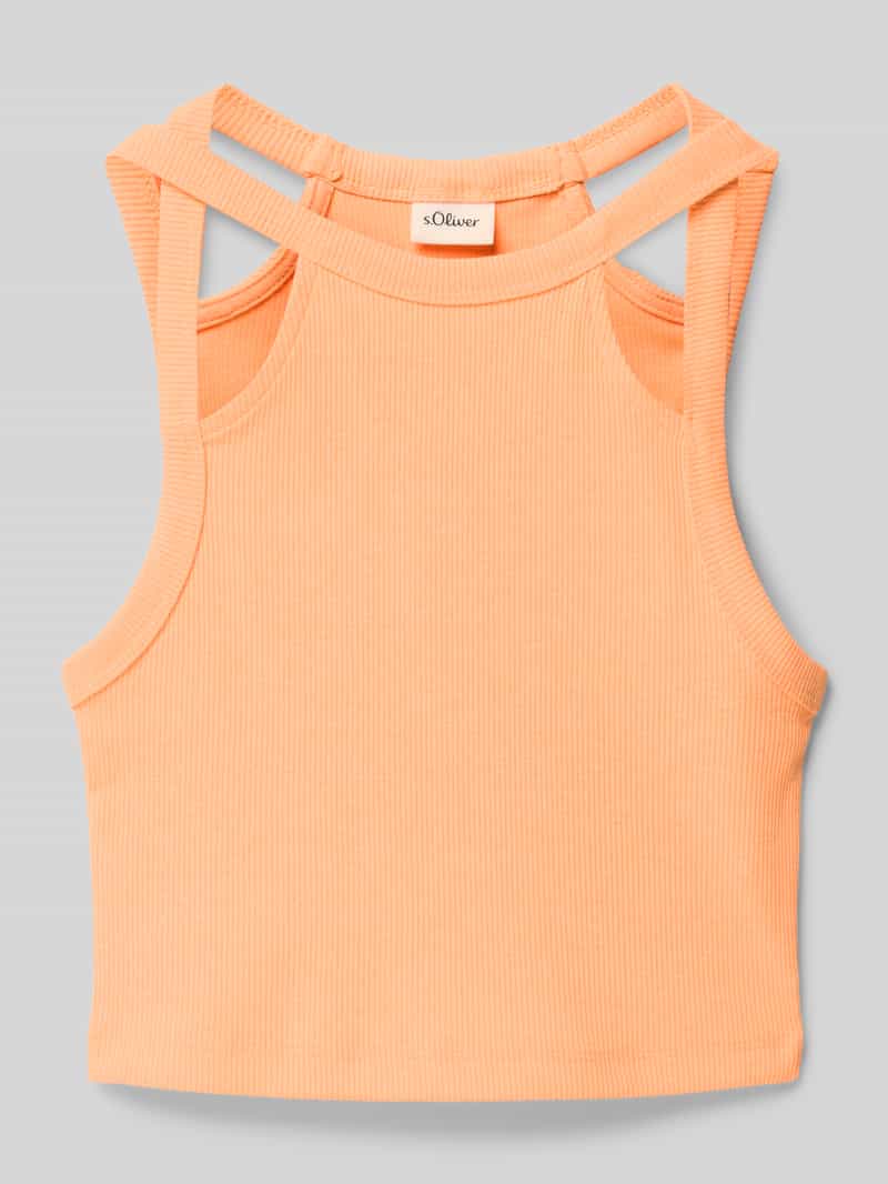 s.Oliver RED LABEL Slim fit tanktop met cut-outs