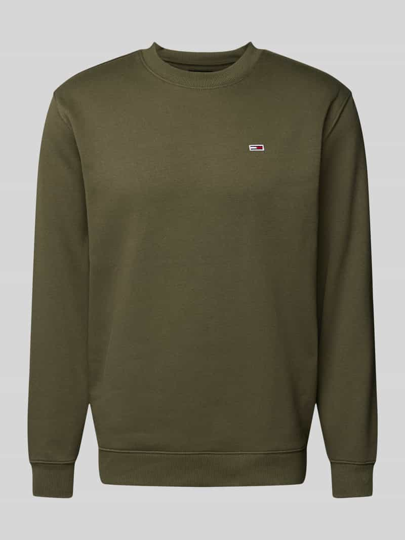 Tommy Jeans Regular fit sweatshirt met logobadge