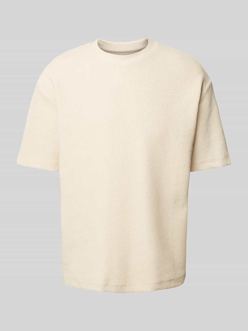 MCNEAL T-shirt met structuurmotief
