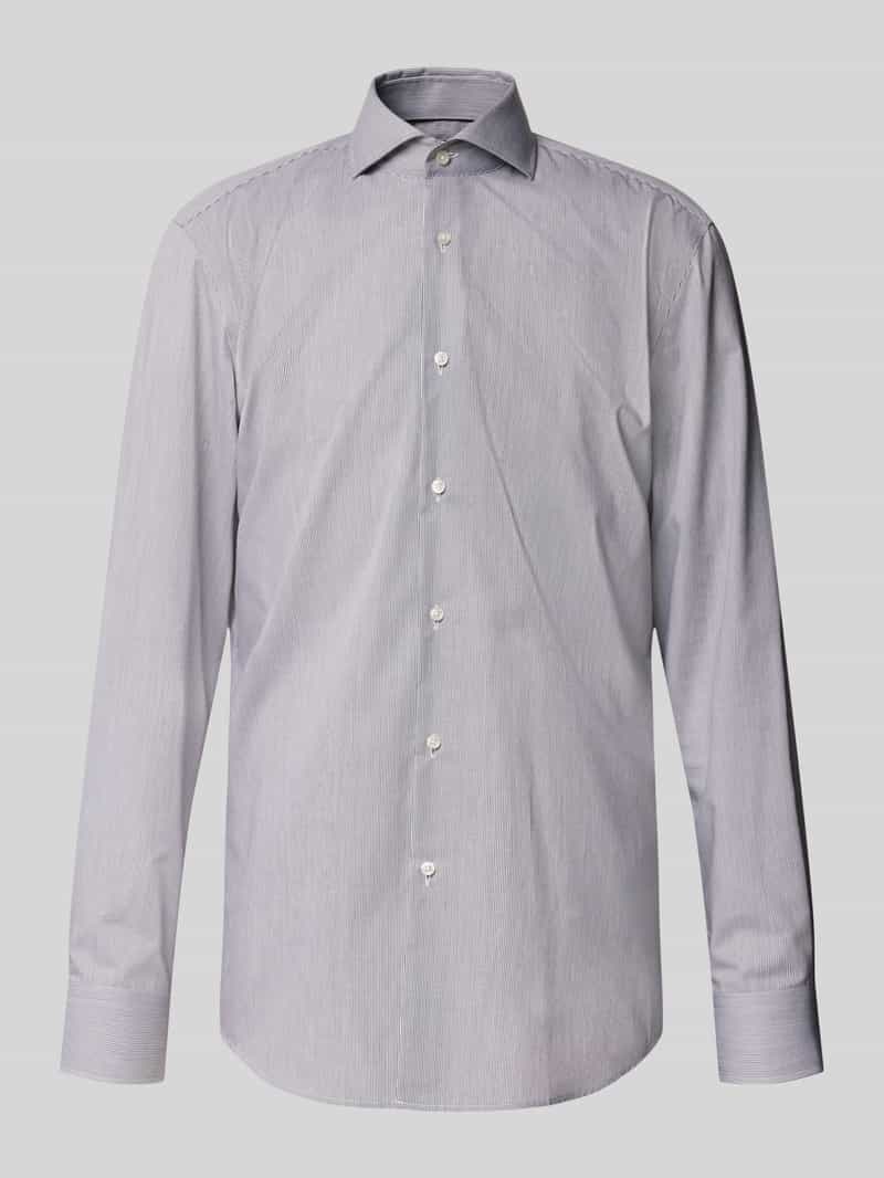 Slim fit zakelijk overhemd van pure katoen model 'HANK'