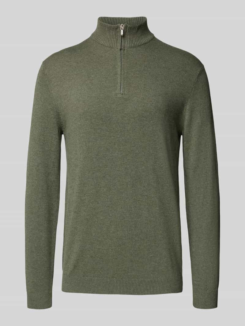 ONLY & SONS Schipperstrui ONSLOUI REG 12 MEL HALF ZIP KNIT NOOS