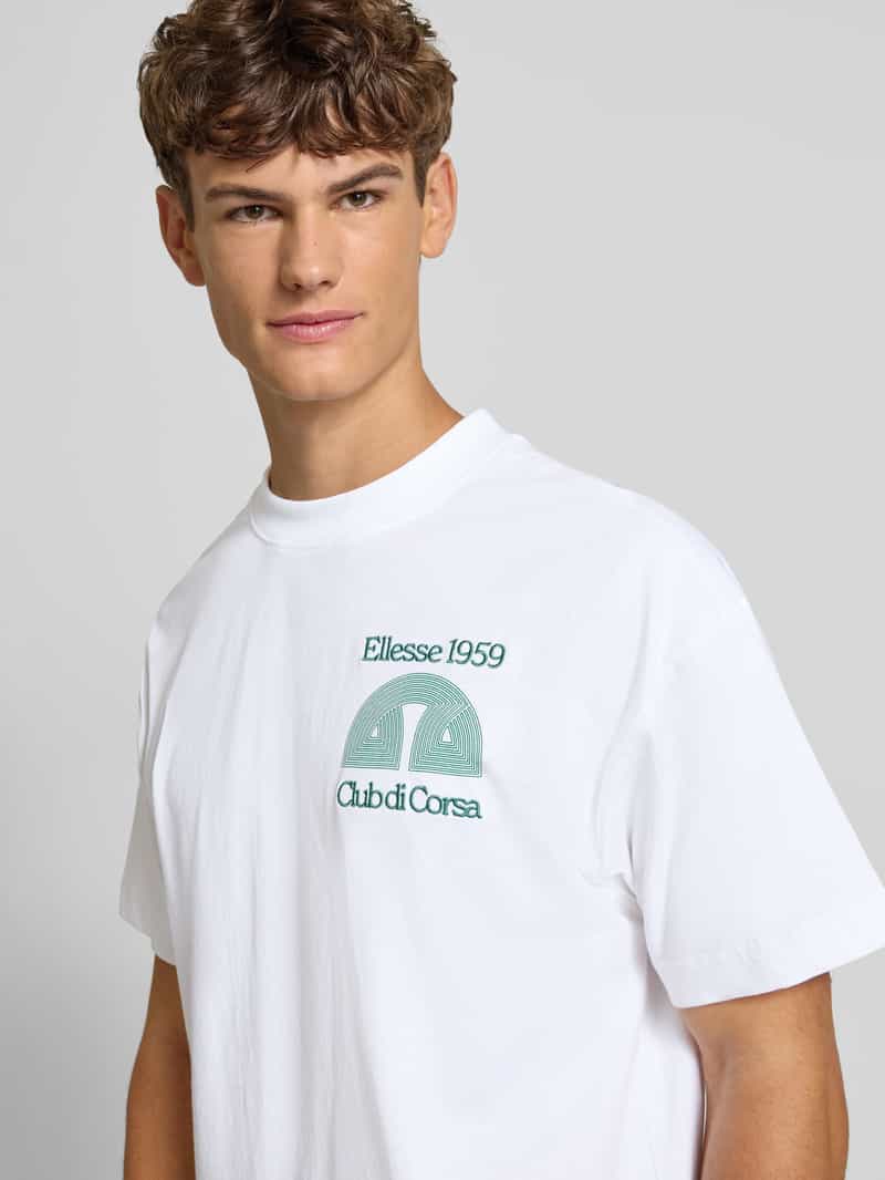 Ellesse T-shirt met ronde hals model 'CLUB DI CORSA'
