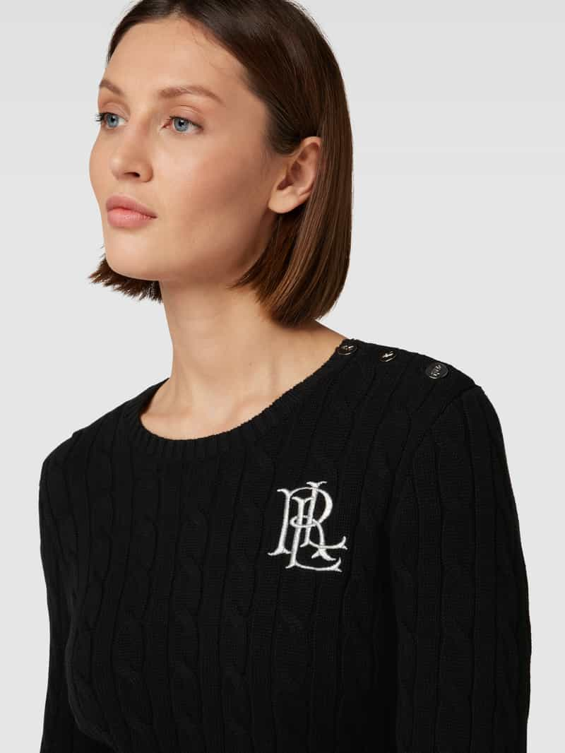 Lauren Ralph Lauren Gebreide pullover met kabelpatroon