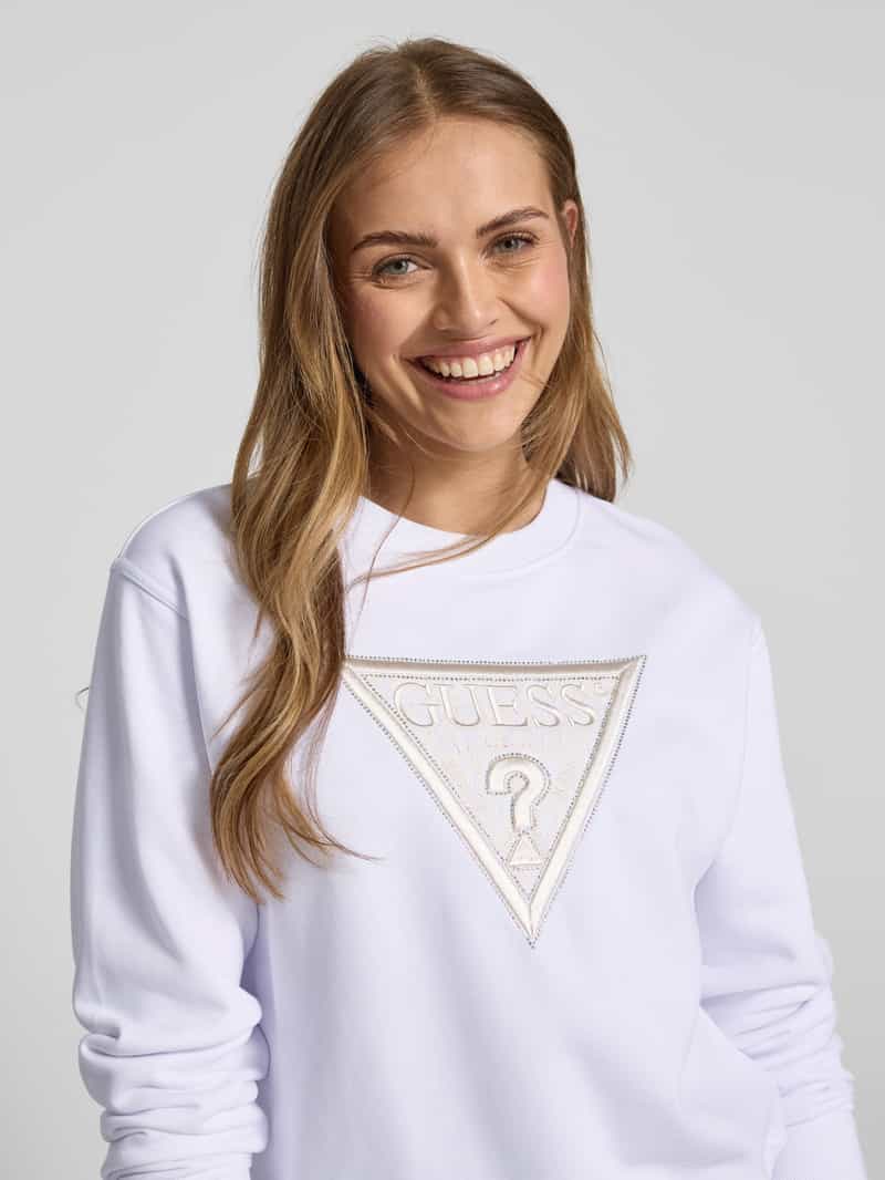 Guess Sweatshirt met labeldetail
