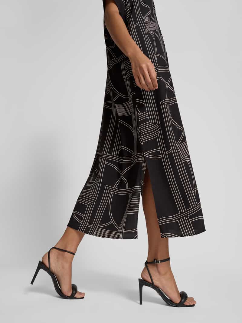 Jake*s Collection Midi-jurk met overhemdkraag