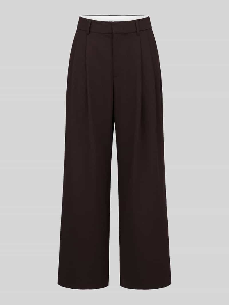 regular fit wijde broek met viscose, model 'SONJA'