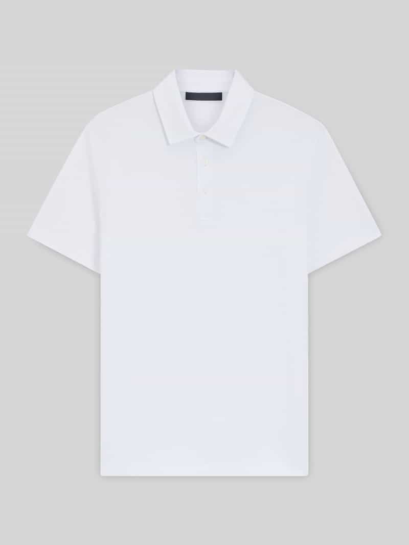 Boss Regular fit poloshirt van een mix van katoen en zijde model 'PARRIS' BECKHAM x