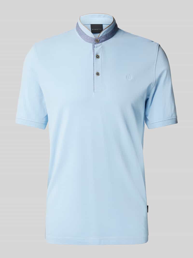 Bugatti Regular fit poloshirt met opstaande kraag