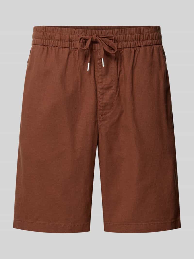 Matinique Regular fit bermuda van een mix van linnen en katoen model 'barton'