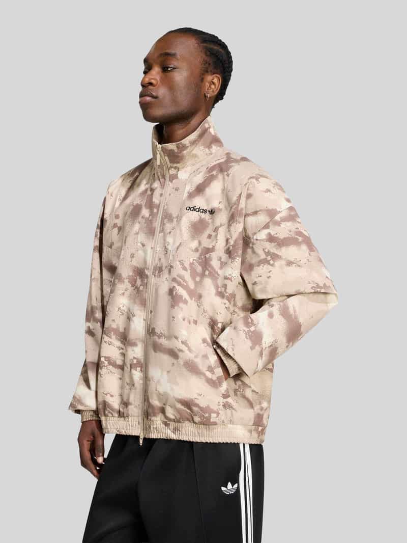 adidas Originals Regular fit fleecejack met tweewegritssluiting