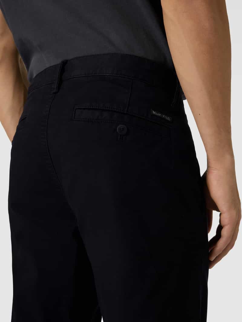 Marc O'Polo Shaped fit broek met knoop- en ritssluiting