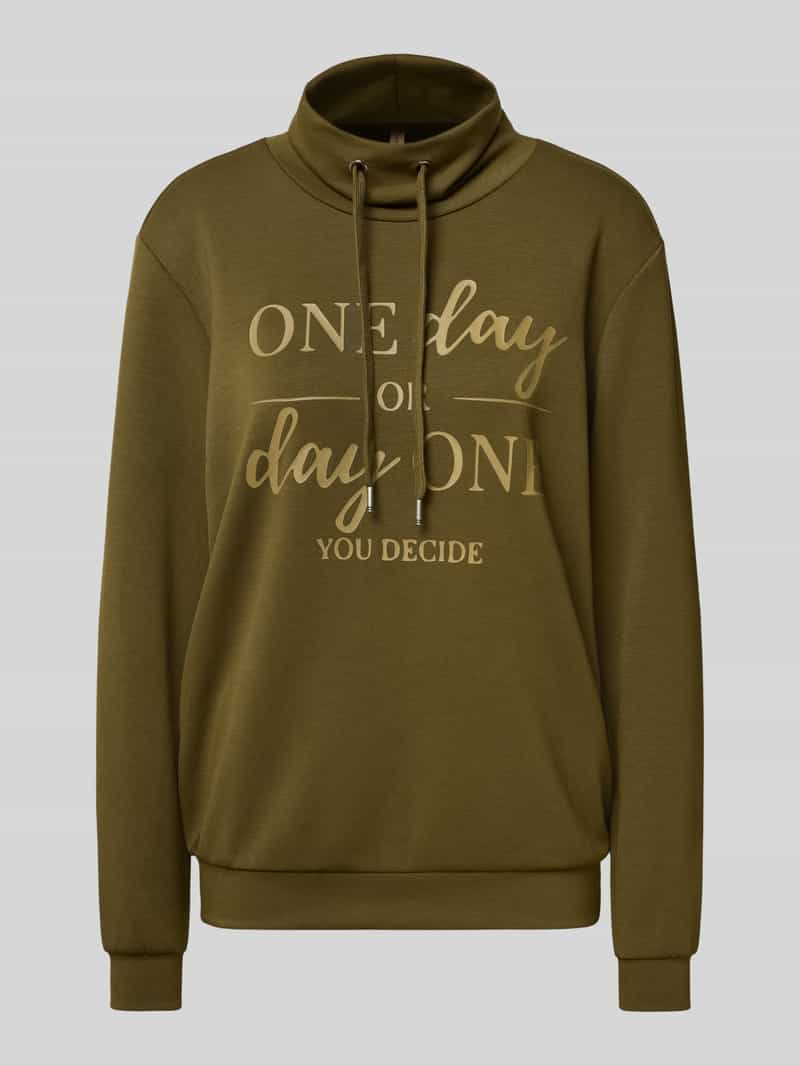 Soyaconcept Sweatshirt met opstaande kraag en tunnelkoord model 'BANU'