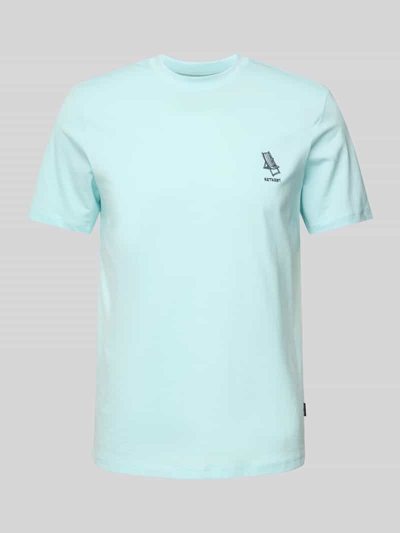 Blend T-shirt met stitchingdetail model 'JEPPE'