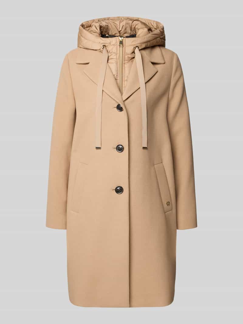 s.Oliver BLACK LABEL Regular fit lange jas met viscose