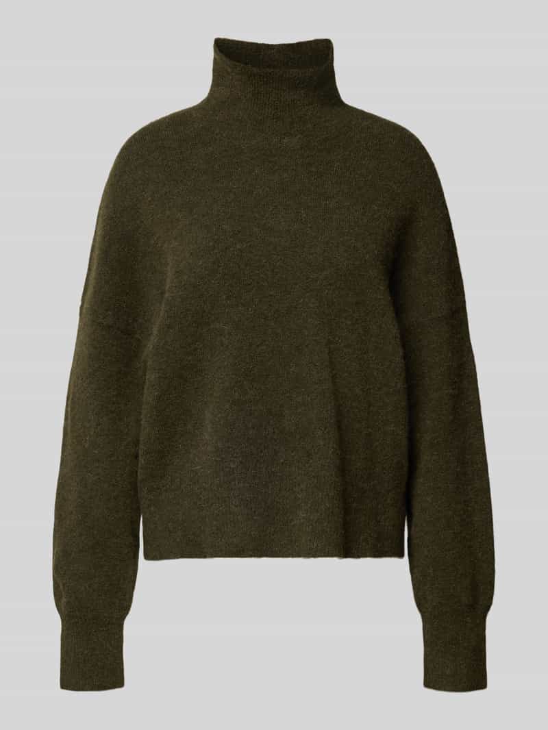 Samsøe Gebreide pullover van wolmix met opstaande kraag model 'NOLA'